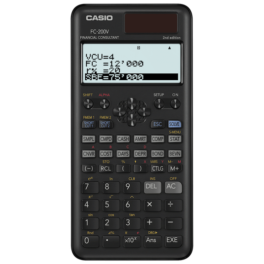 Casio FC-200V Financial Calculator