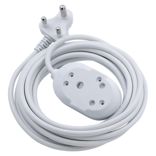 Ellies BTB Heavy Duty Extension Lead-20M-WT