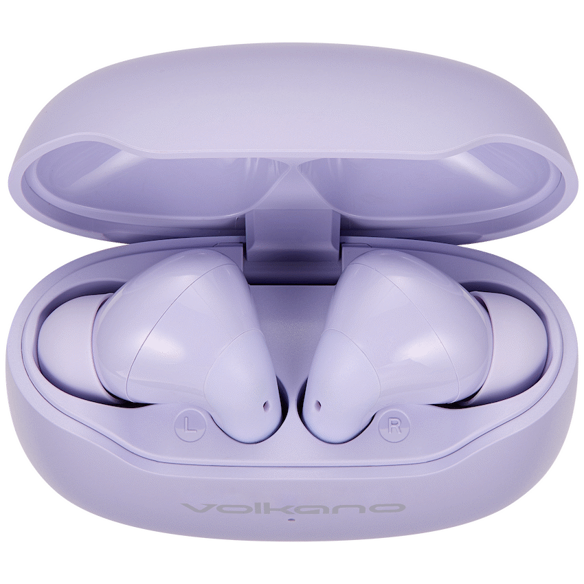 Volkano Clarity Series ANC TWS Earphones - Lilac