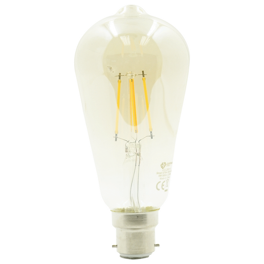 Smart Wi-Fi Bulb 5w LED Amber Filament Vintage Bayonet