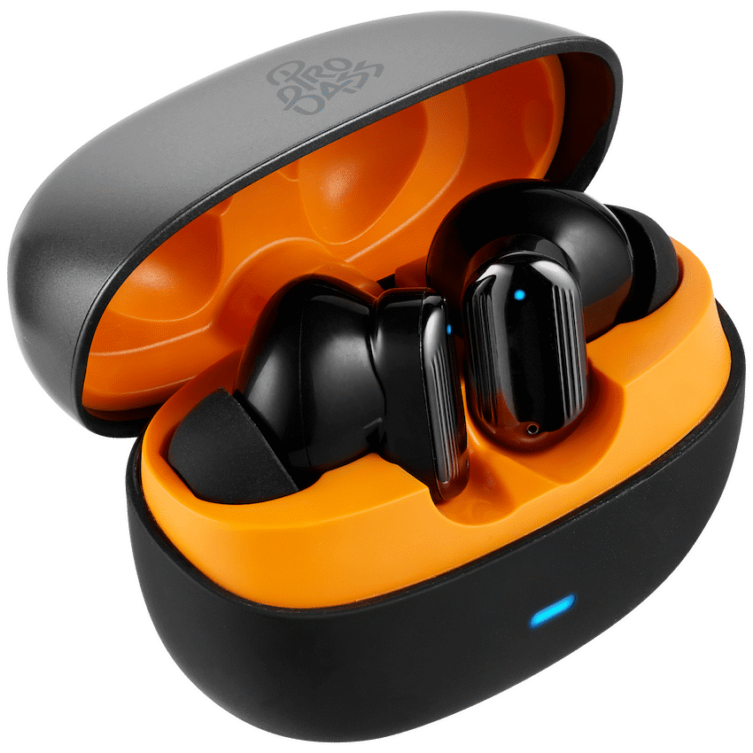 Pro Bass Flex Series TWS Earphone - Black + Orange