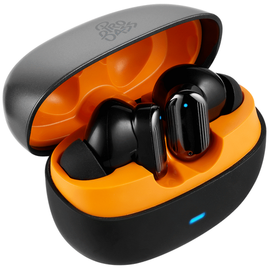 Pro Bass Flex Series TWS Earphone - Black + Orange