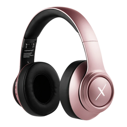 VolkanoX Quasar Series Bluetooth Headphones - Rose Gold