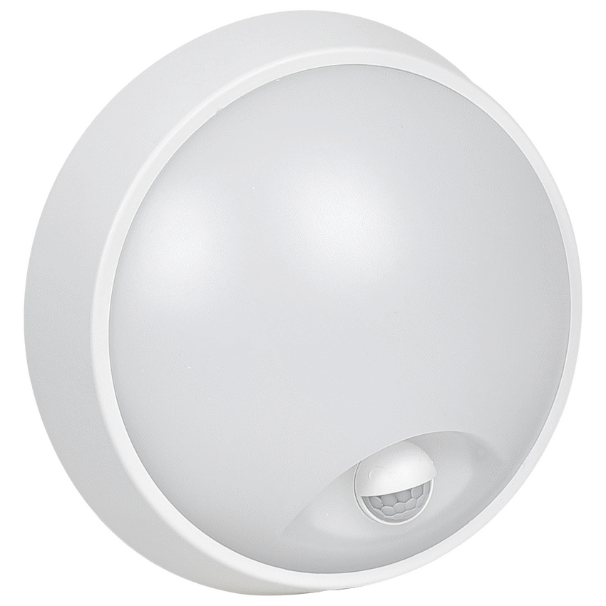 Ellies Spectra Series - AC 15W  Round LED Bulkhead with 3CCT and Sensor -WT