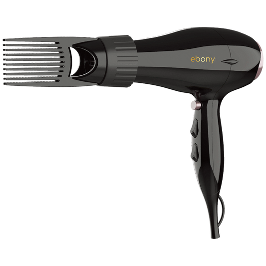 Elektra Ebony Power Comb Hairdryer
