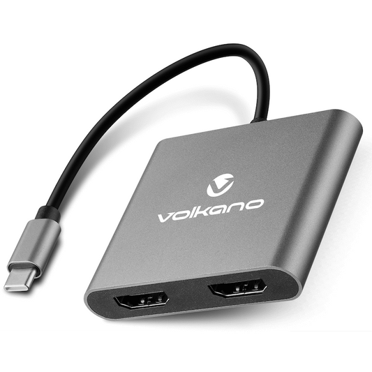 Volkano Expand Series USB-C to Dual 4K HDMI Adaptor