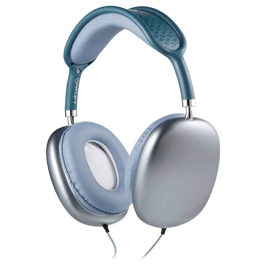 Amplify Zenith Series Aux Headphones - Blue