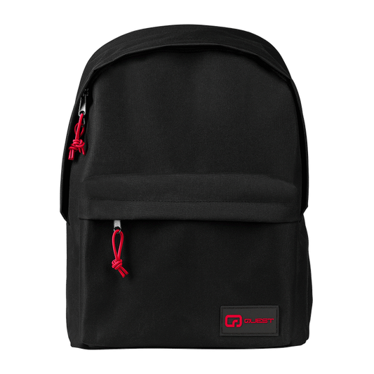 Quest Savetime Backpack with Pencil Case Black/Red