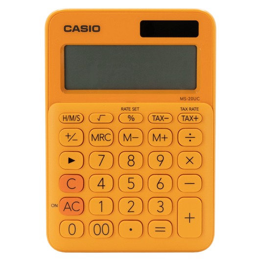 Casio MS-20UC - Desktop Calculator 12-Digit - Orange