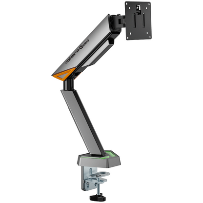 Volkano Gaming Void Series- Single Arm Full Motion Monitor mount - RGB - GR