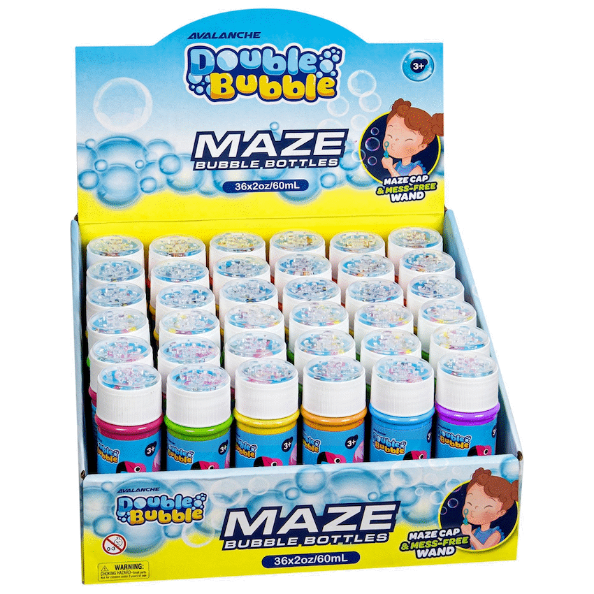 Avalanche Double Bubble - Maze (To Be Ordered in Qty of 36)