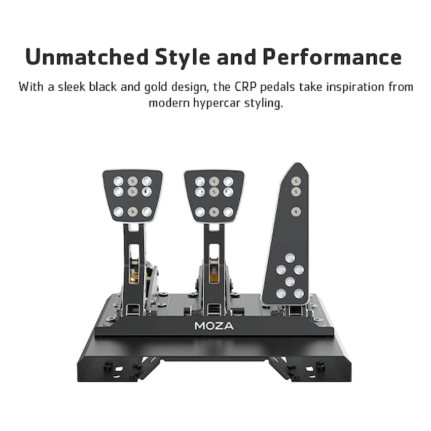 Moza CRP Load Cell Three Pedals with Base