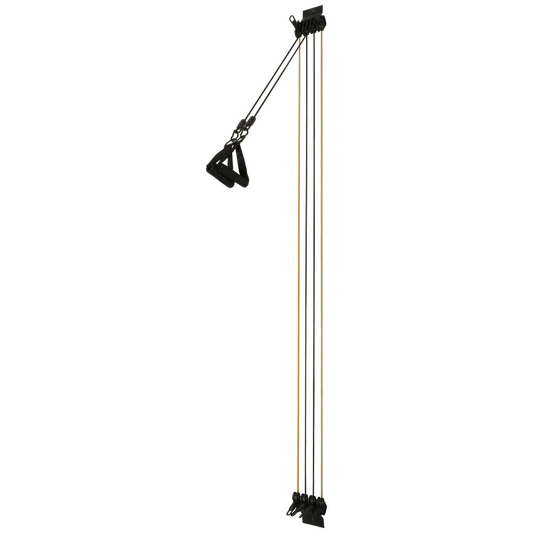 Volkano Active Doorway Gym - Black/Yellow