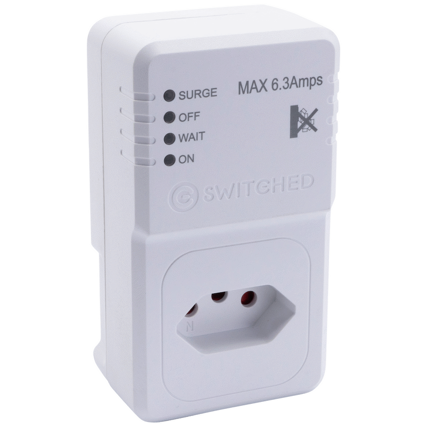 Switched 1-Way TV Surge Adaptor with SANS 164-2