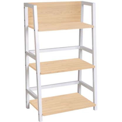 Everfurn Orchid Bookshelf with Powder-Coated Steel Frame