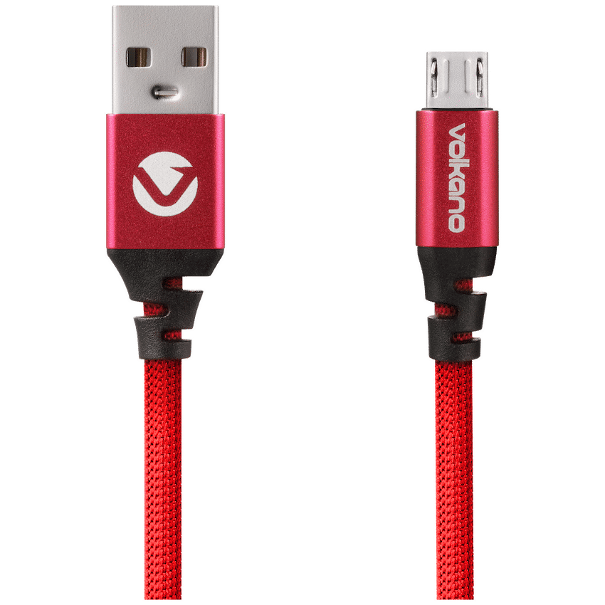 Volkano Designer Series Micro USB Cable - Red