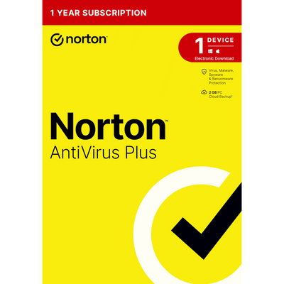 Norton AV Plus 2GB AF 1User 1D 1Y DVD