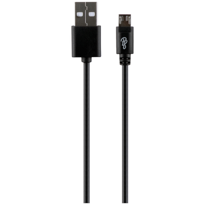 Pro Bass Power Series Boxed Round Micro USB Cable - Black