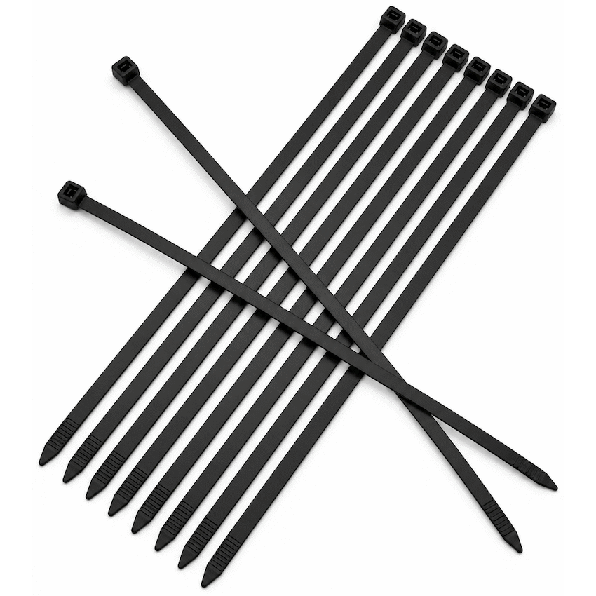 Ellies Cable Tie 4.8mm X 400mm -  100 PACK SIZE - BK