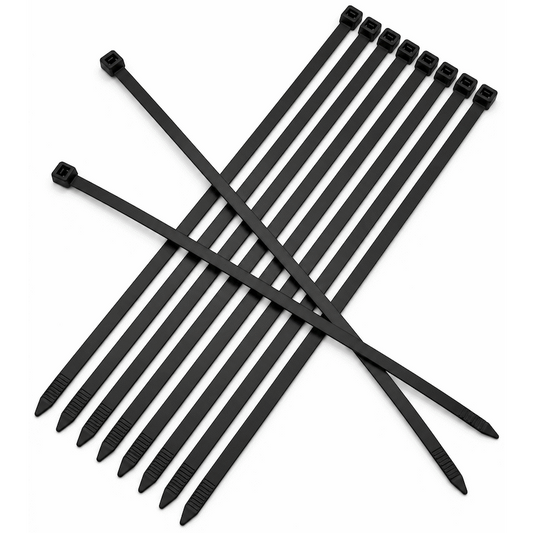 Ellies Cable Tie 4.8mm X 400mm -  100 PACK SIZE - BK