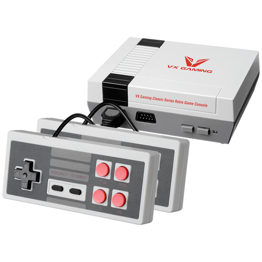VX Gaming Classic series Game Station with 2 Controllers - Grey