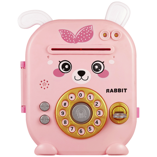 Volkano Kids Rabbit Series Money Saving Vault - Pink