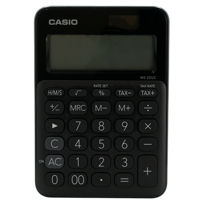 Casio MS-20UC - Desktop Calculator 12-Digit - Black