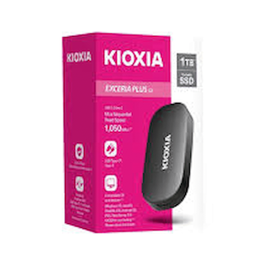 Kioxia Exceria Plus G2 Portable SSD Series, USB 3.2 Gen2 1000gb