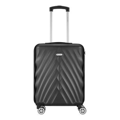 Travelwize Terra ABS 67cm 4-Wheel Spinner Luggage - Black