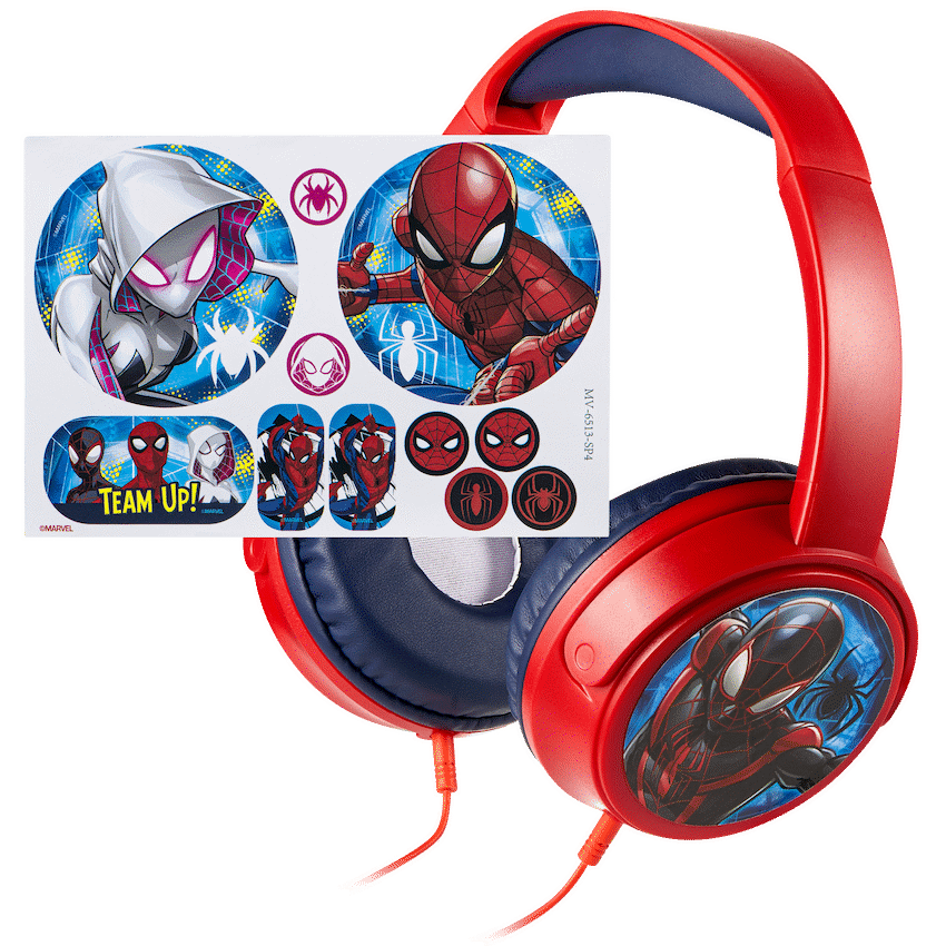Marvel Spider-Man Wired Headphones with Stickers