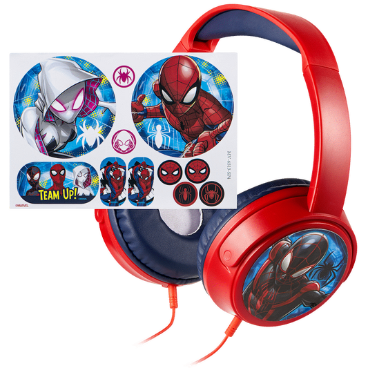 Marvel Spider-Man Wired Headphones with Stickers