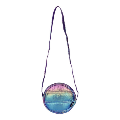 Quest Puffer Cross Body Bag - Purple