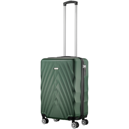 Travelwize Terra ABS 55cm 4-Wheel Spinner Luggage - Bottle