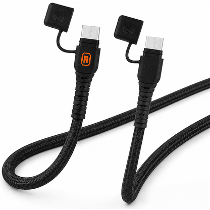 Rugged by Volkano Water- and Dust-Proof Type-C to Type-C Cable - 1.2m