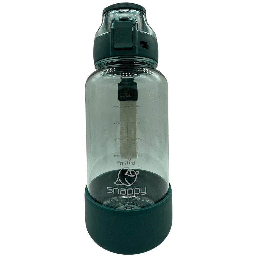 Snappy Tritan bottle w/straw 1lt teal