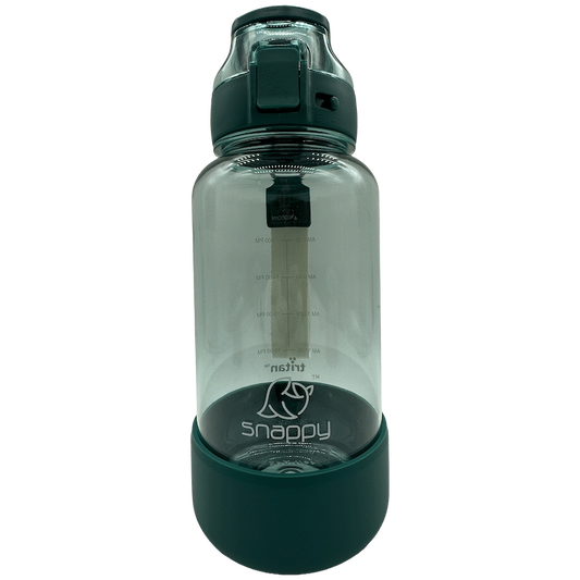 Snappy Tritan bottle w/straw 1lt teal