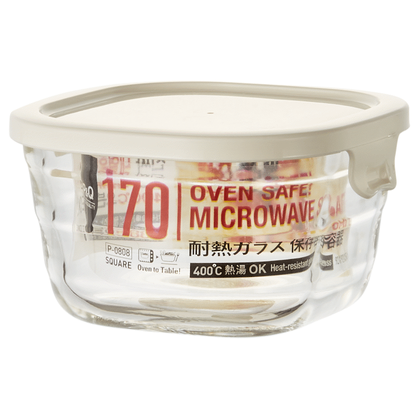 P-0808 - SGL Easy Seal Glass square 170ml