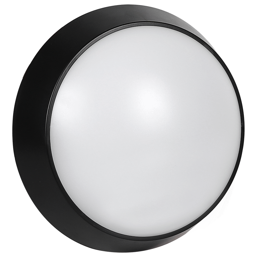 Ellies Spectra Series - AC 15W  Round LED Bulkhead with 3CCT -BK