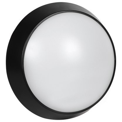 Ellies Spectra Series - AC 15W  Round LED Bulkhead with 3CCT -BK
