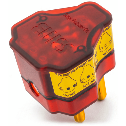 Ellies Re-wireable High Surge Plug Top - RD