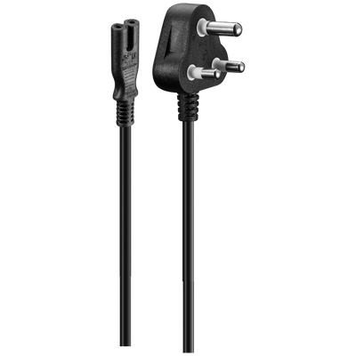 Volkano Presto series Power Cable Figure 8  to SA 3pin 1.8m 2.5A - black