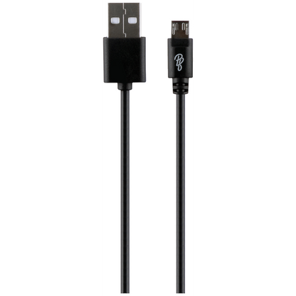 Pro Bass Power Series Boxed Round Micro USB Cable - Black