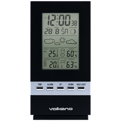 Volkano Dew Series Weather Station - Black