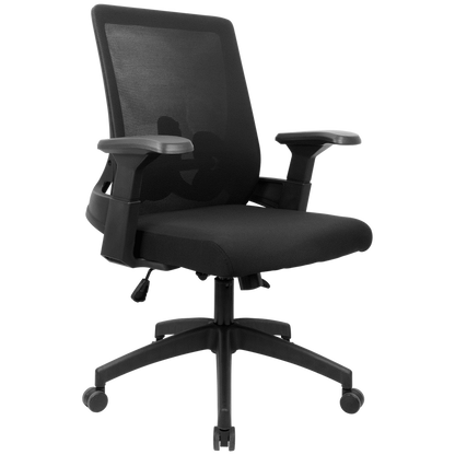 Everfurn Skye Mid Back Office Chair - Black