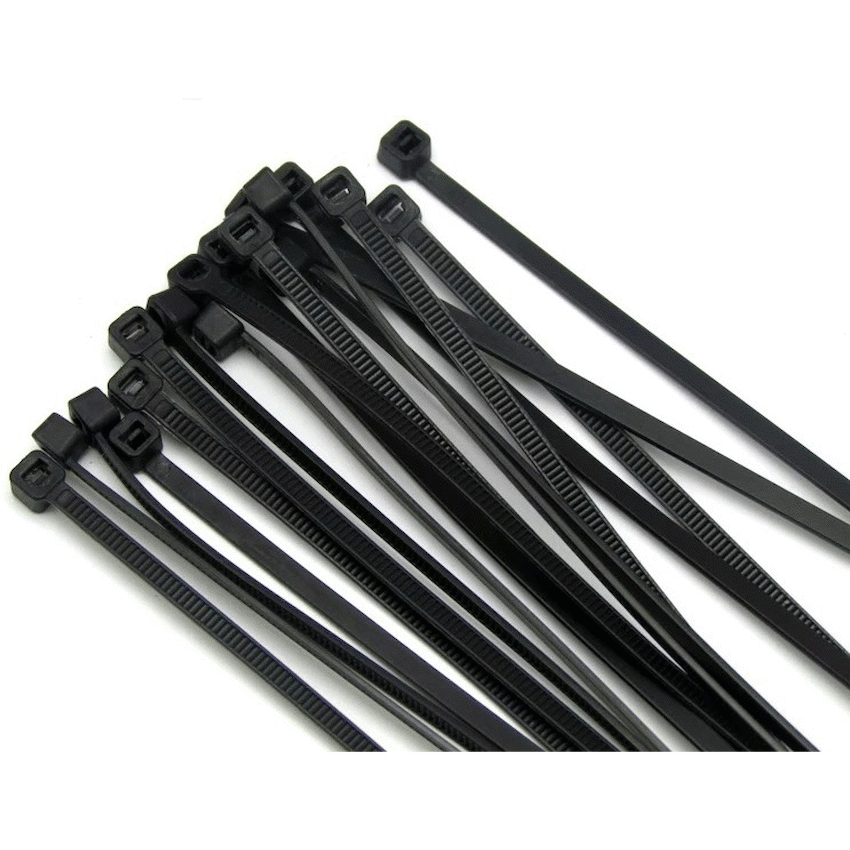 Ellies Cable Tie 3.6mm X 150mm -  20 PACK SIZE - BK