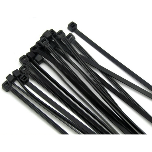 Ellies Cable Tie 3.6mm X 150mm -  20 PACK SIZE - BK