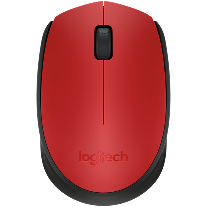 Logitech(R) M171 Wireless Mouse - RED