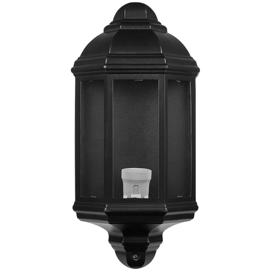 Ellies Forge Series - AC Wall Light - Aluminium + Glass - E27 Base -BK