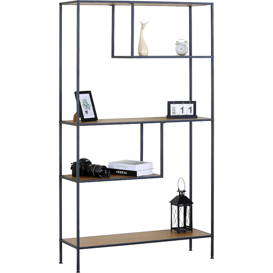 Everfurn Felix Bookshelf - Oak