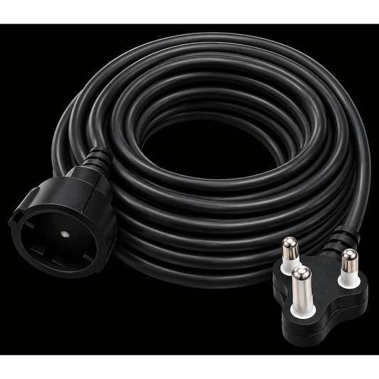 Ellies Industrial Duty 10M Extention Lead 16A - BK